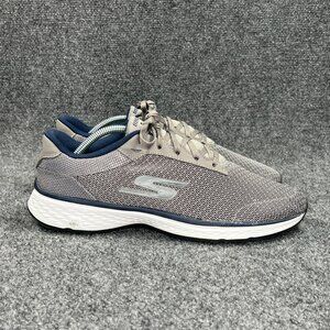 Skechers Go Golf Fairway Lead Spikeless Golf Shoes Men's Size 10.5 Grey Blue